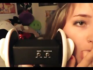 asmr - sucking and licking fingers (480p)